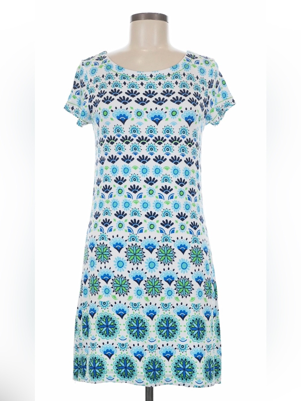 Hatley Short Sleeve Print Dress - Size Medium